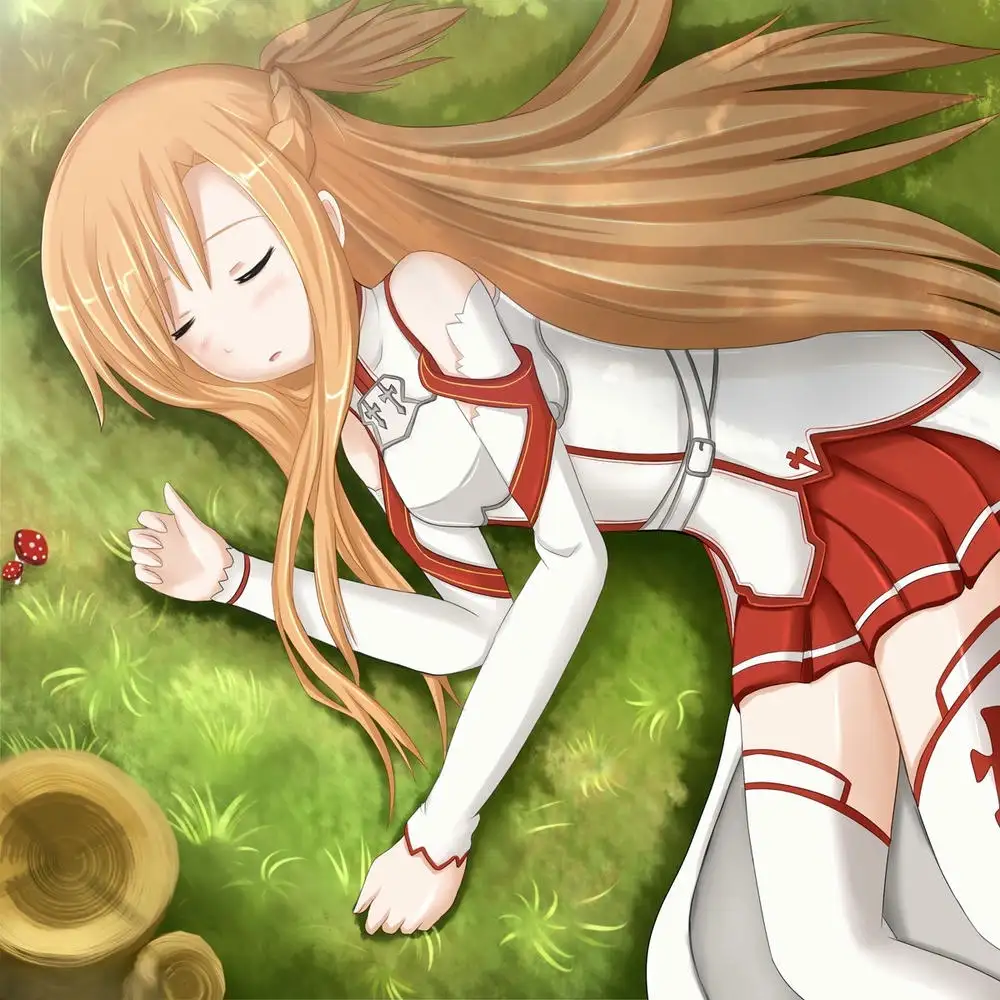 hình ảnh anime asuna thần thái