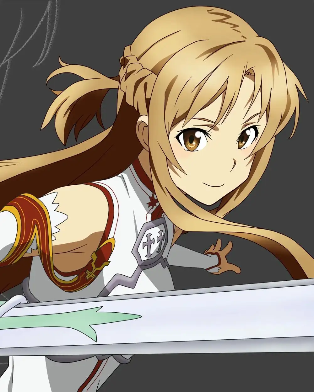 bức ảnh asuna trong cảnh hành động