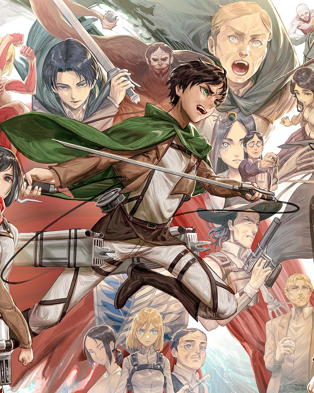 ảnh các nhân vật trong attack on titan có độ phân giải cao