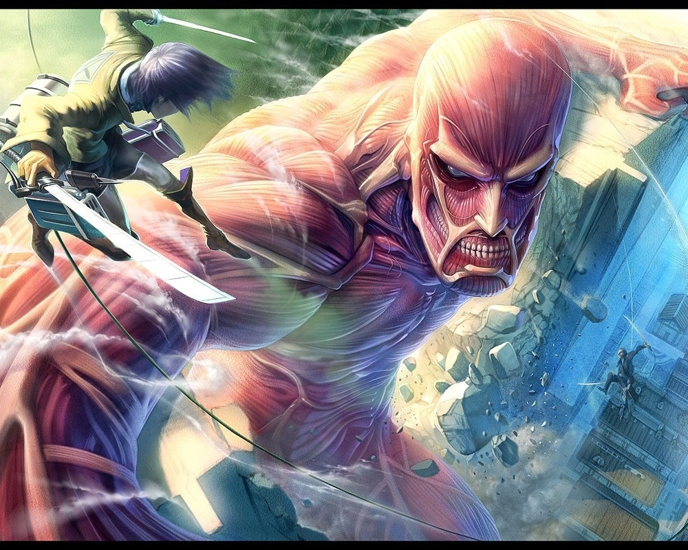 hình ảnh anime attack on titan sống động 
