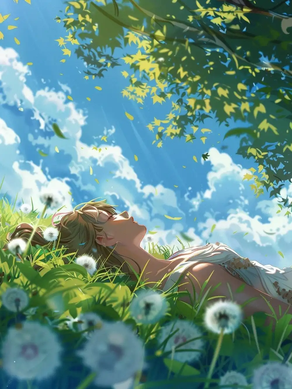 ảnh bầu trời anime 4k