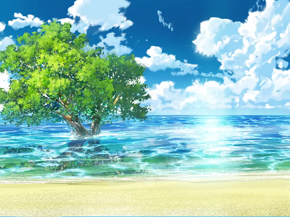 ảnh bầu trời anime