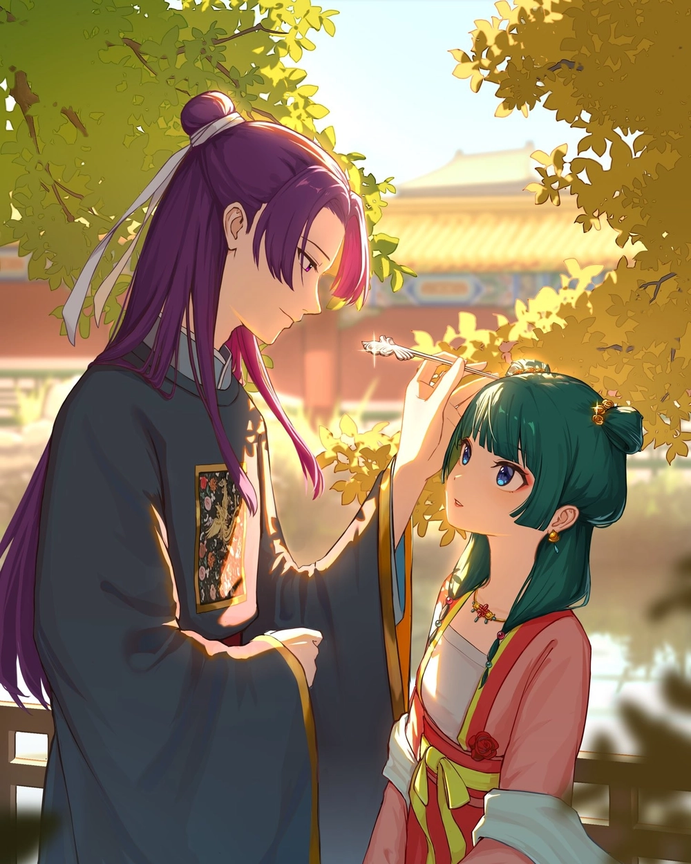 dược sư tự sự anime cảnh tĩnh lặng