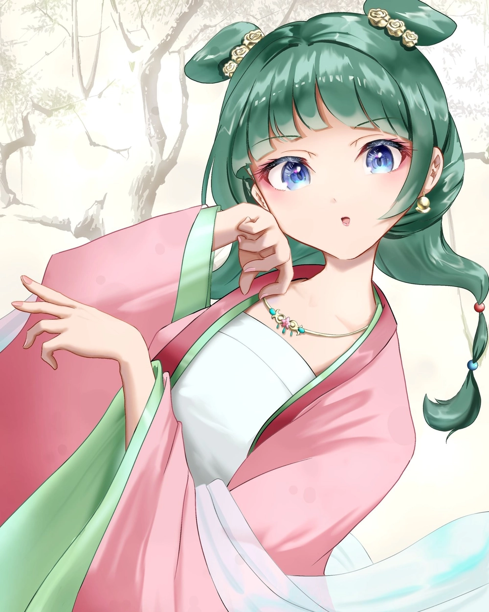 ảnh dược sư tự sự Maomao và ánh nhìn sắc bén