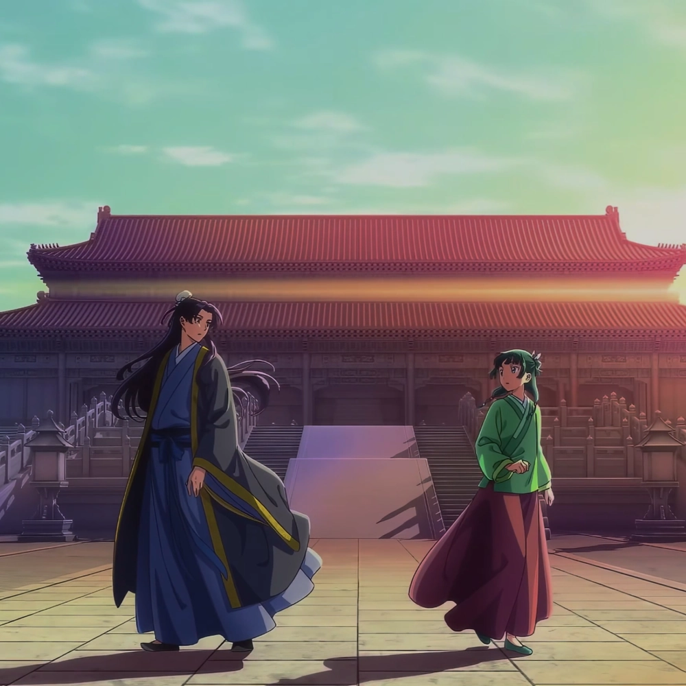 hình ảnh dược sư tự sự khi Jinshi cứu Maomao