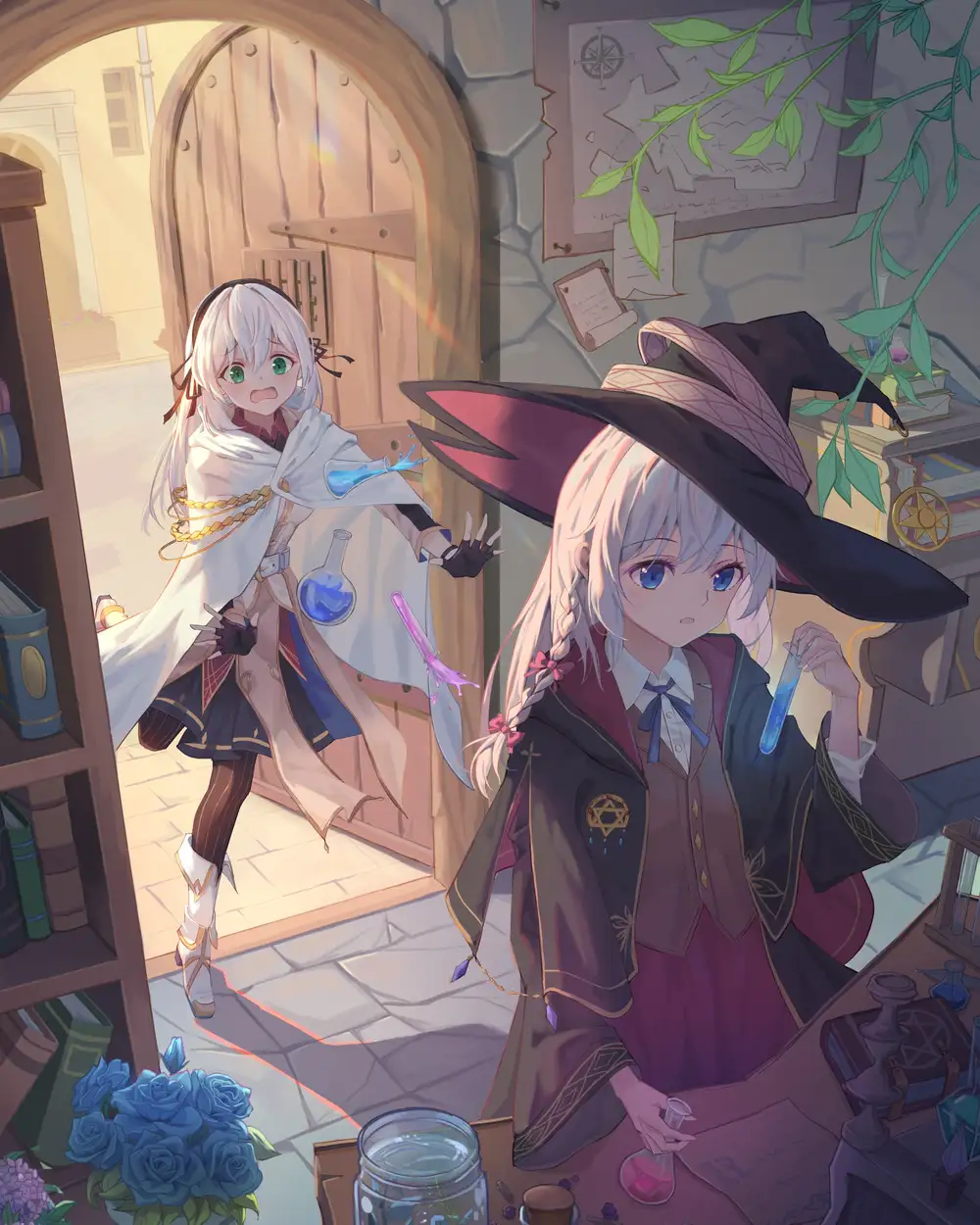 hình ảnh Elaina đầy biểu cảm