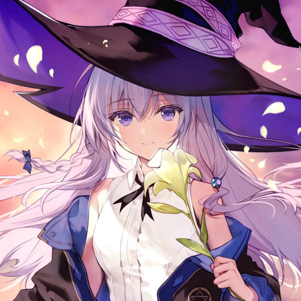 ảnh Elaina phong cách cổ điển trong anime