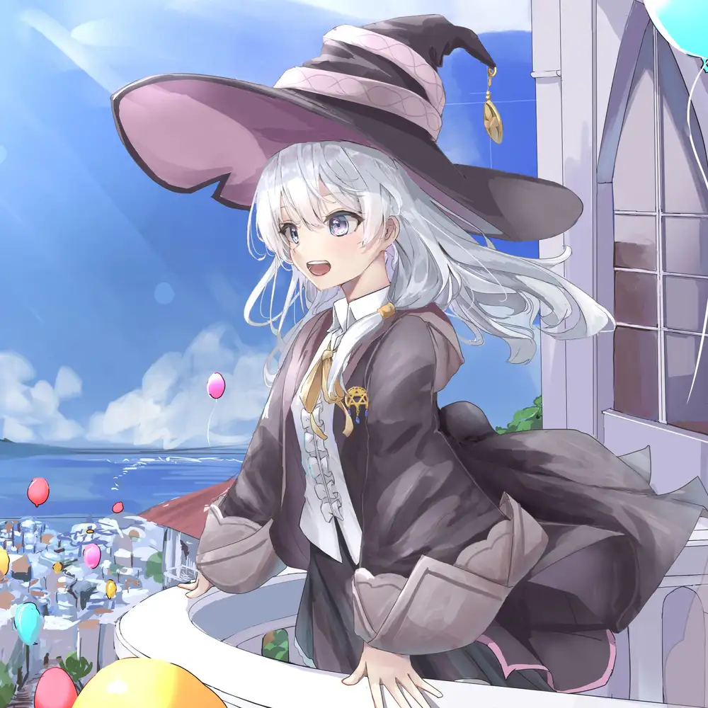 ảnh anime Elaina cute và cuốn hút