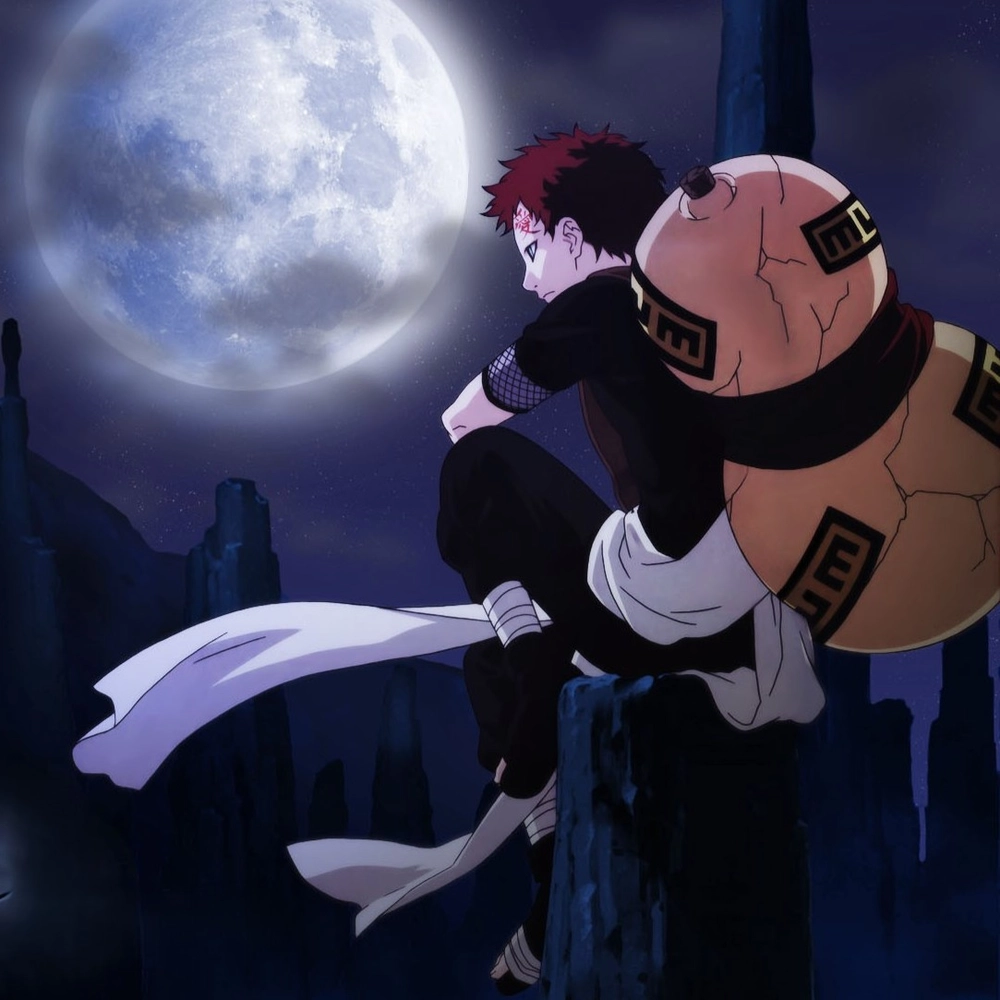 ảnh anime Gaara mạnh mẽ