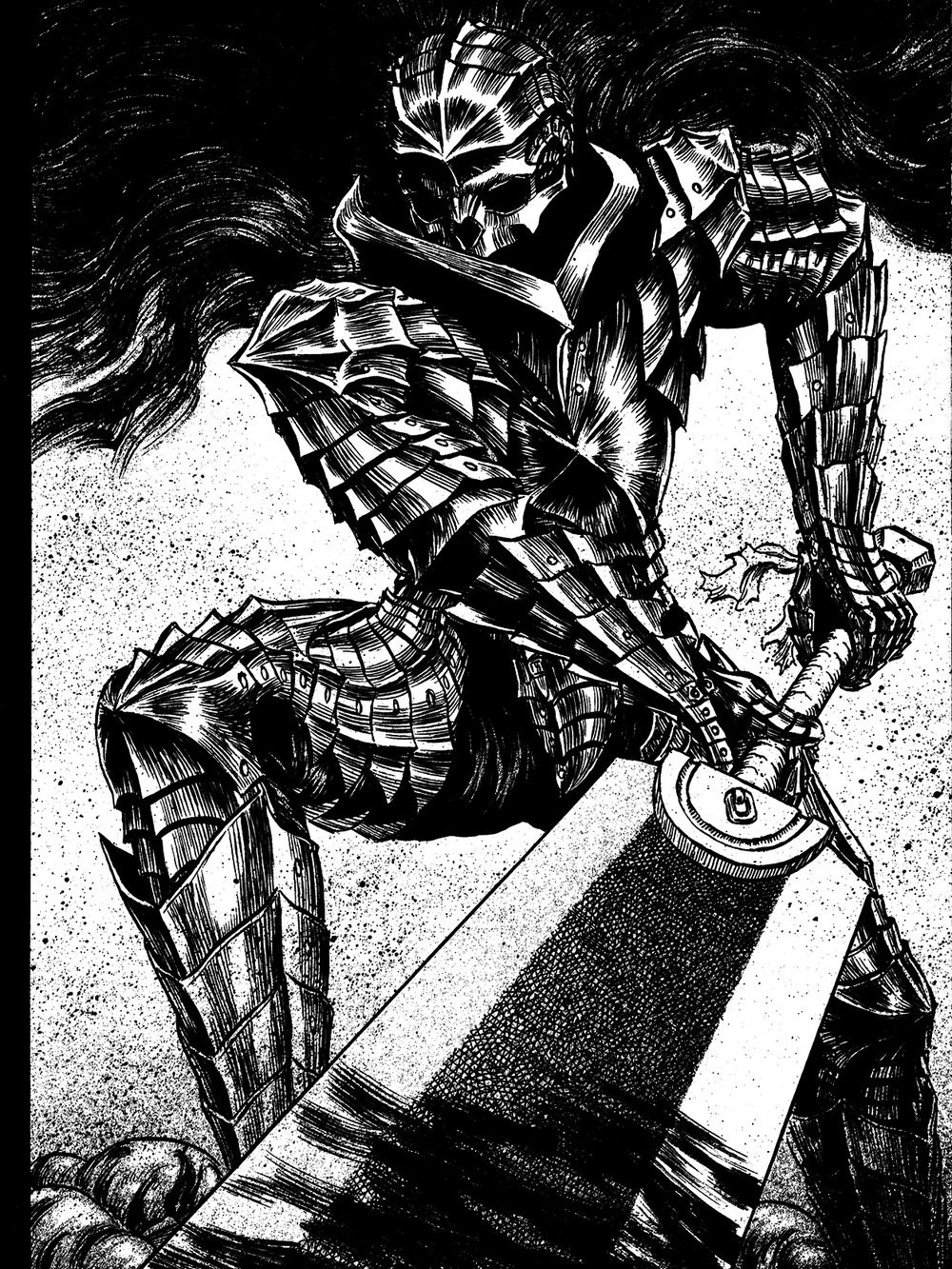 ảnh guts berserk u ám