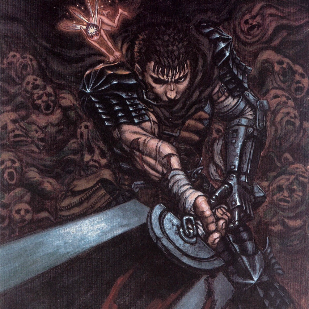 ảnh guts berserk cận cảnh