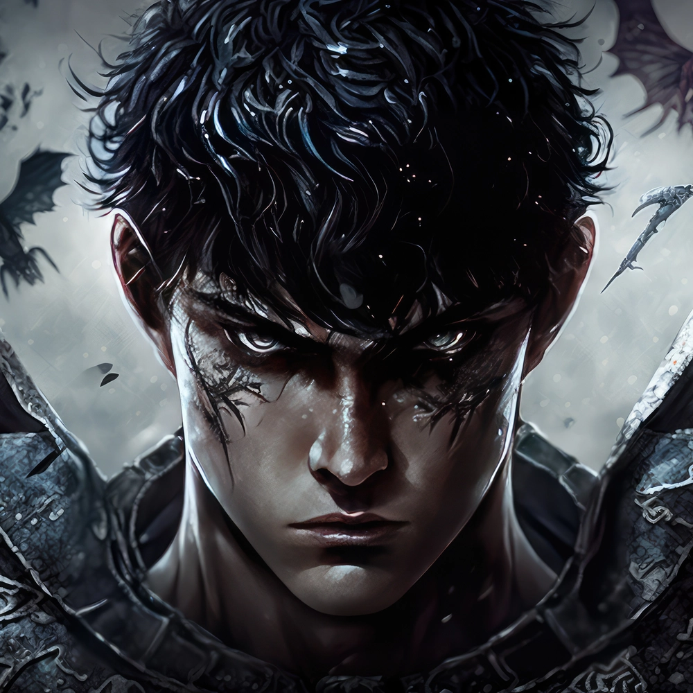 ảnh guts trong bóng đêm