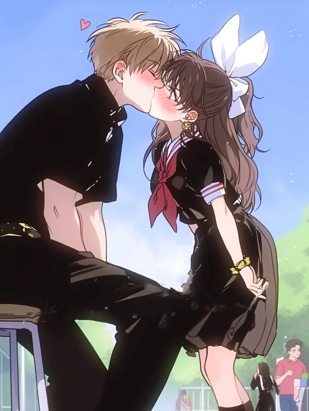 ảnh hôn nhau anime cuốn