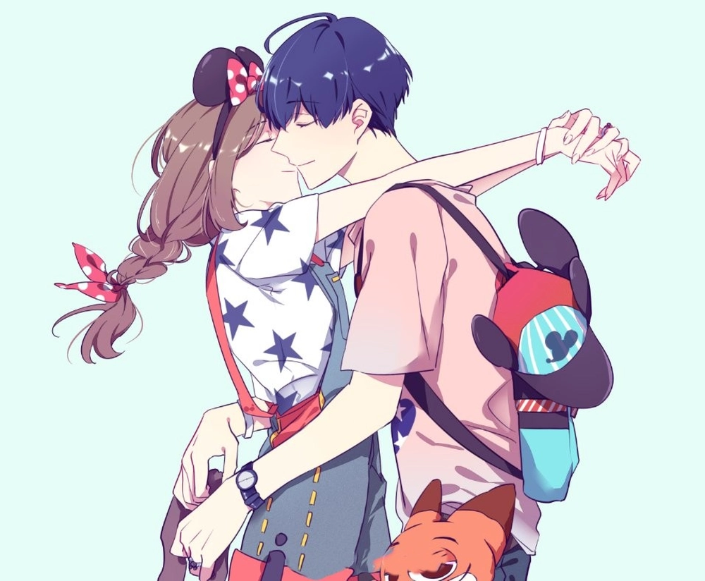 ảnh hôn nhau anime