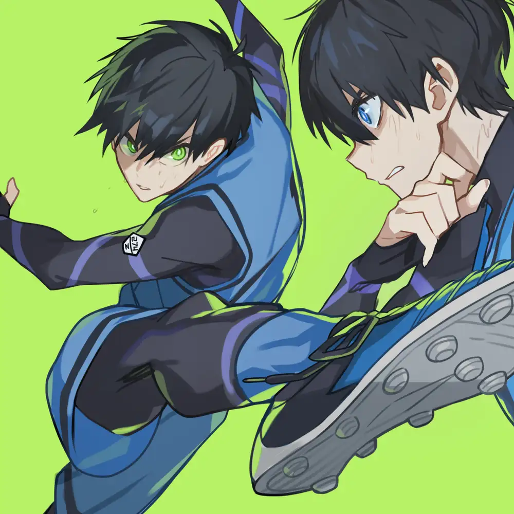 ảnh anime isagi phong cách nổi bật