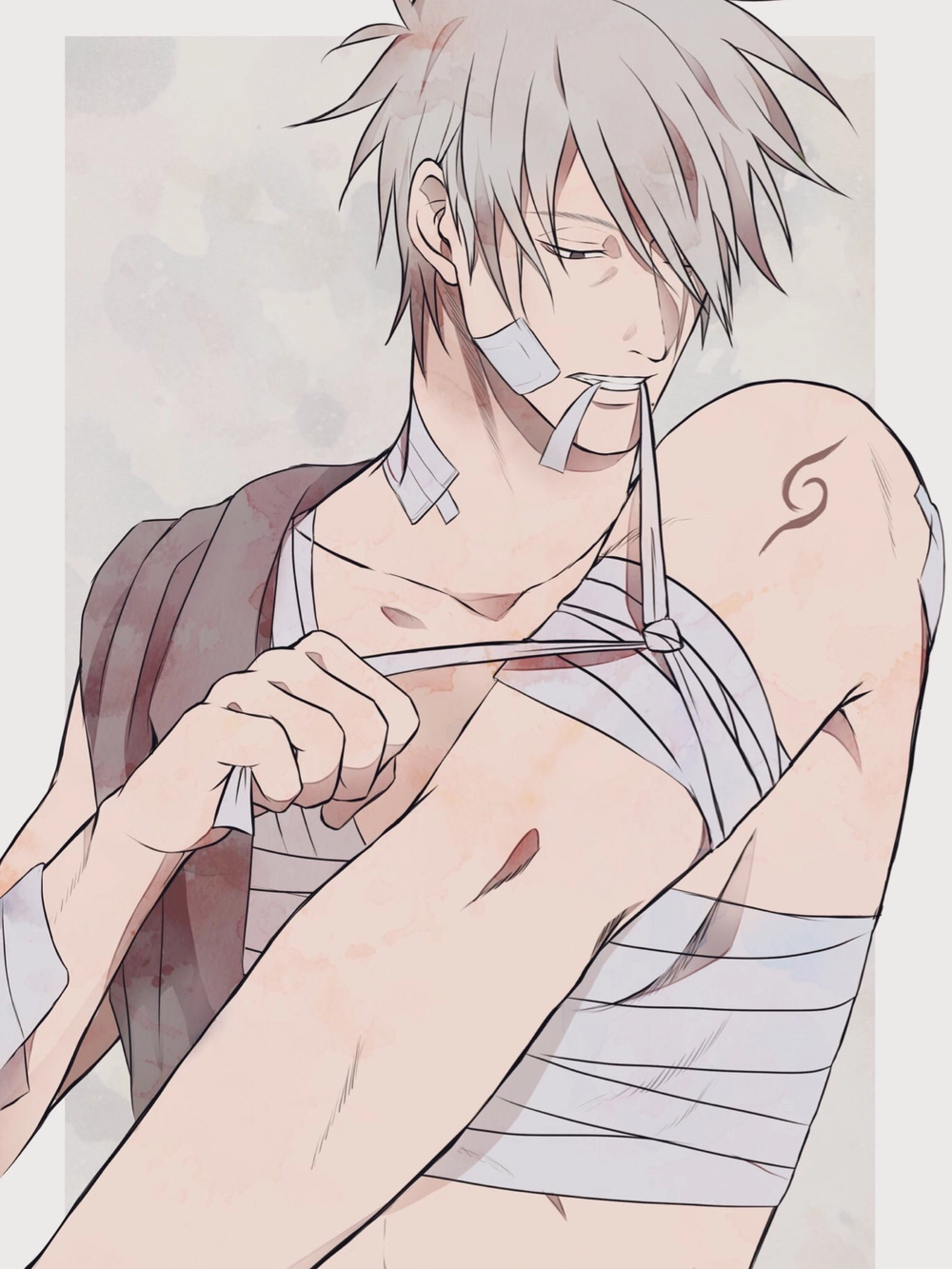 anh kakashi lộ mặt thật