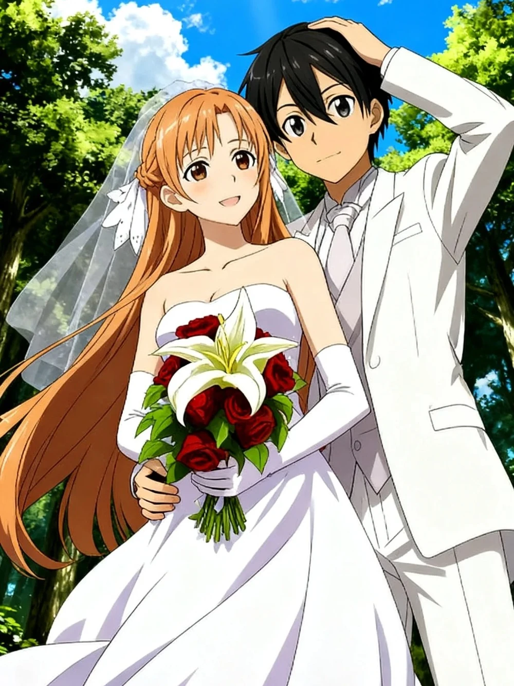 ảnh kirito và asuna