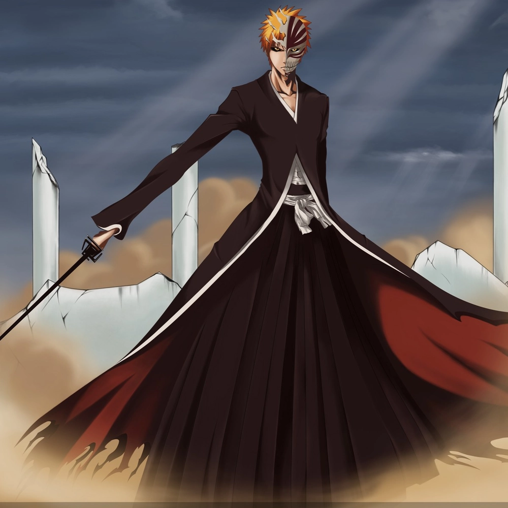 hình bleach kurosaki ichigo hành động 