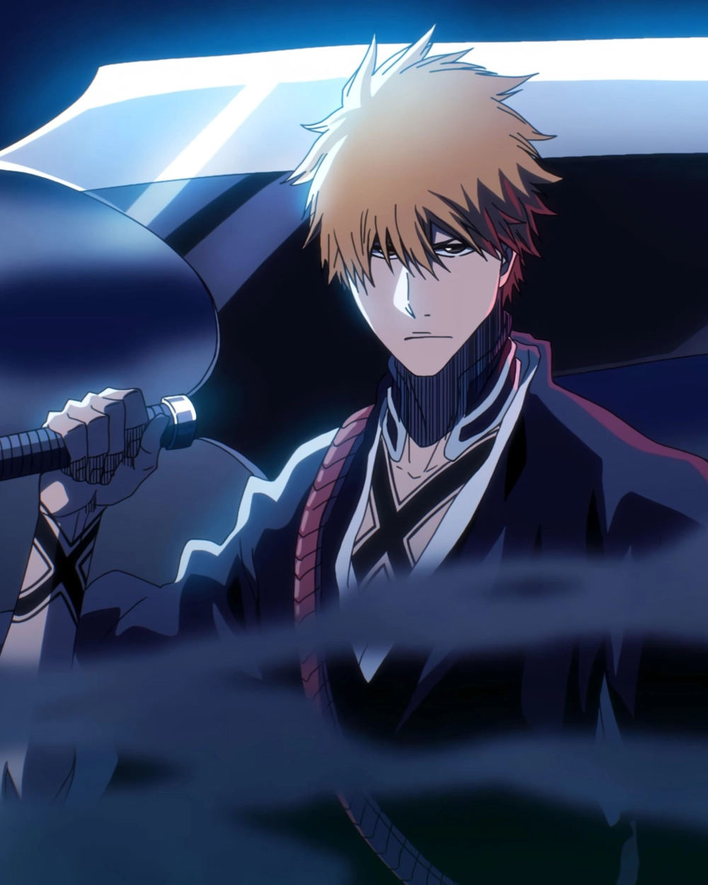 ảnh anime Ichigo tạo dáng mạnh mẽ 