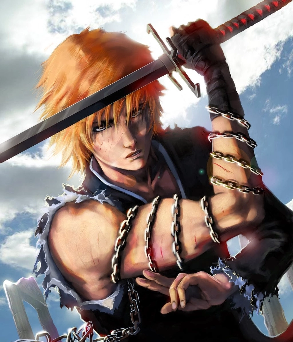 hình bleach kurosaki ichigo trong anime 
