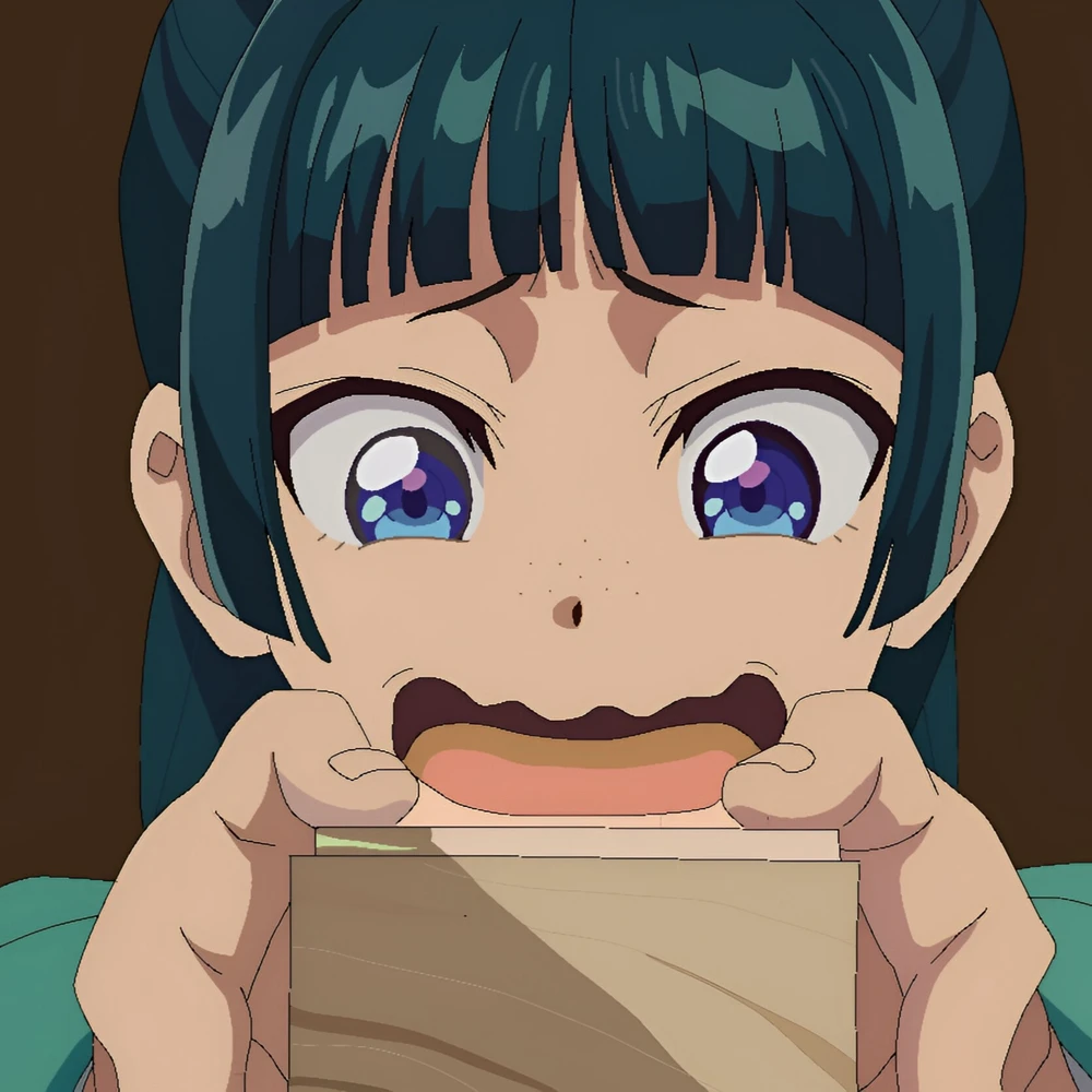 ảnh maomao cute biểu cảm 