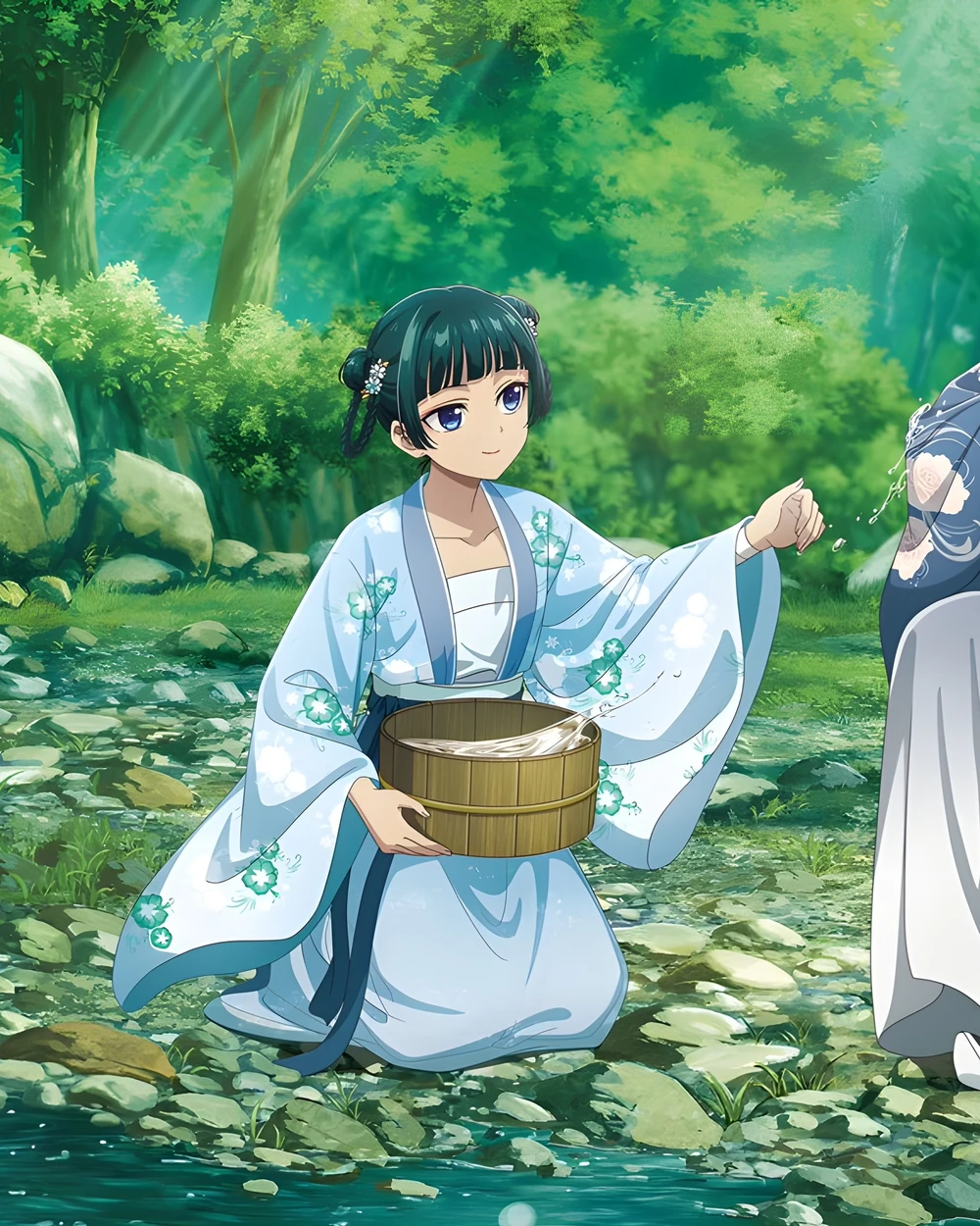 ảnh maomao cute đầy màu sắc 