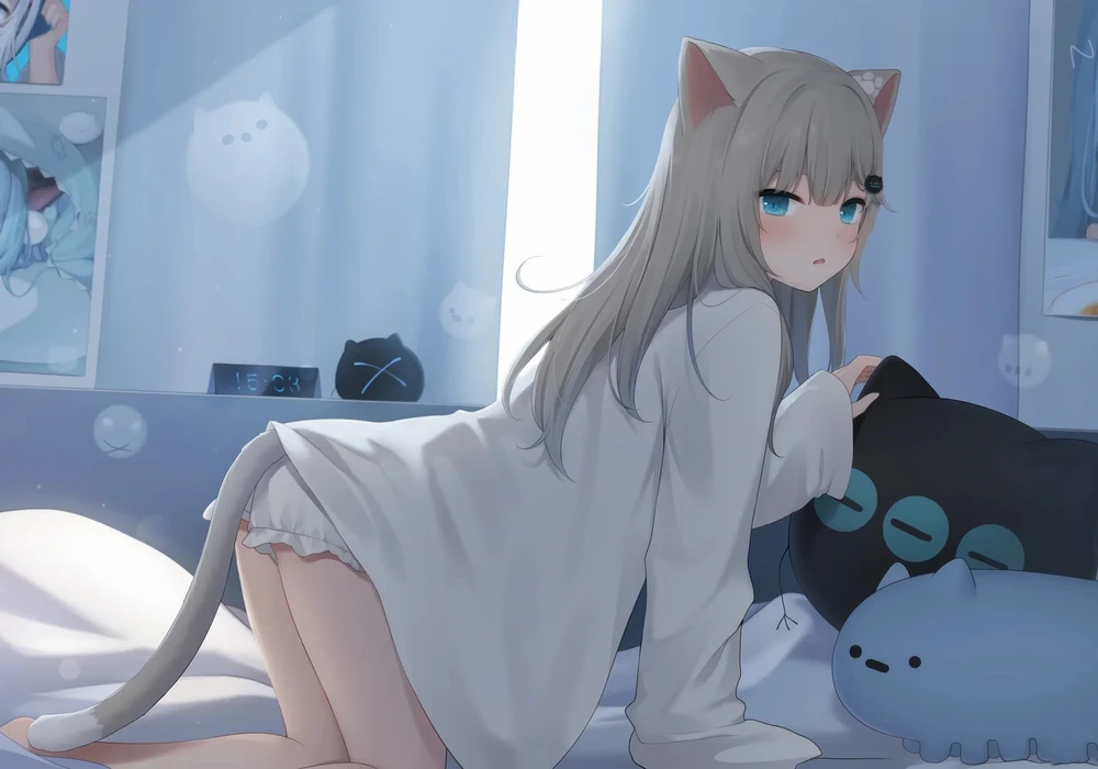 ảnh mèo anime 10