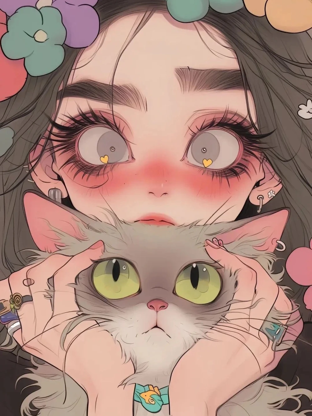 ảnh mèo anime 3
