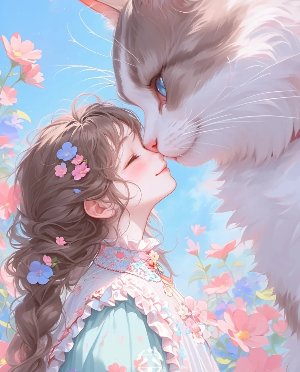 ảnh mèo anime 6