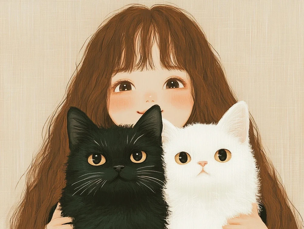 ảnh mèo anime 9