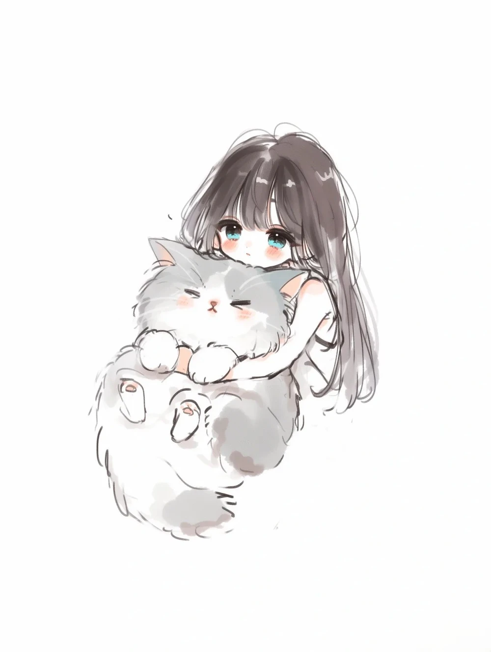 ảnh mèo anime
