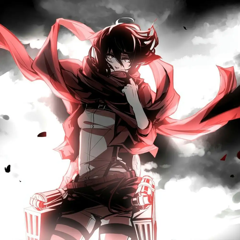hình ảnh mikasa trong attack on titan 