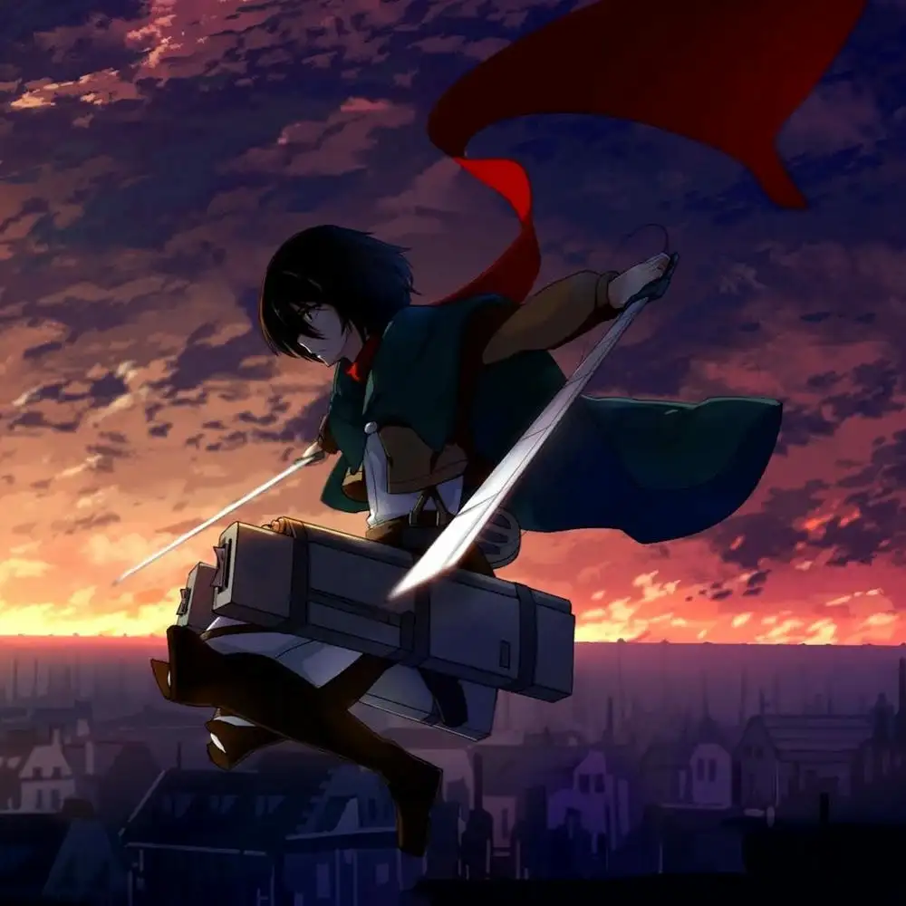 ảnh mikasa hoạt họa 