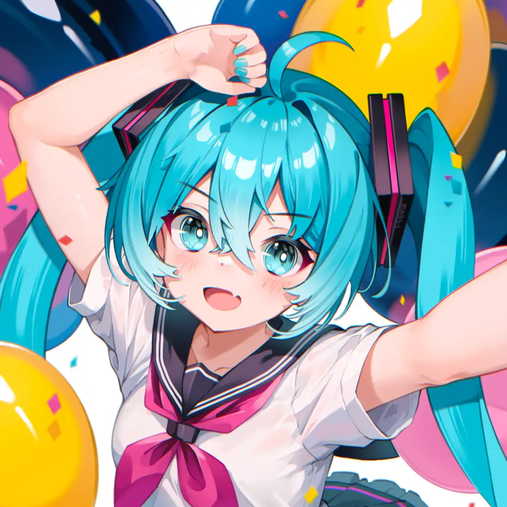 ảnh miku anime dễ thương