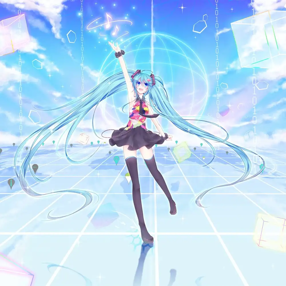 ảnh miku hatsune biểu diễn