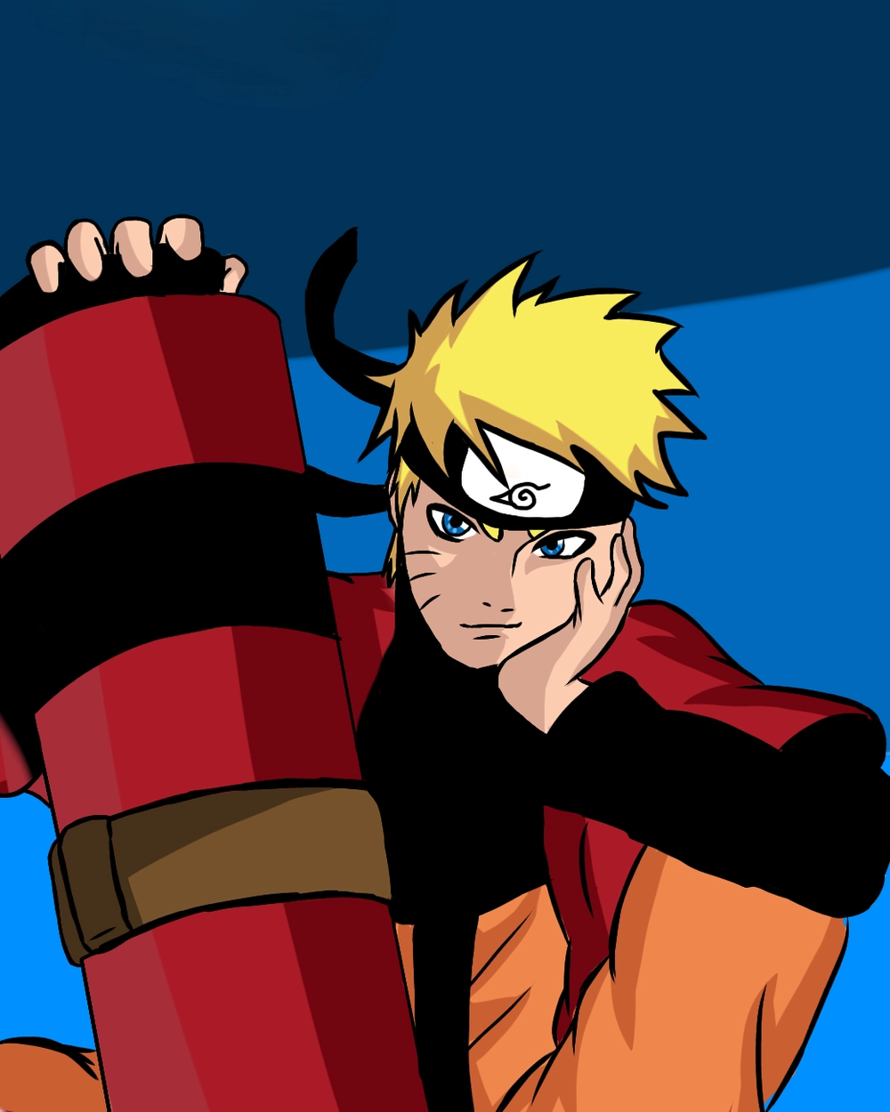 ảnh naruto cửu vĩ cực ngầu 