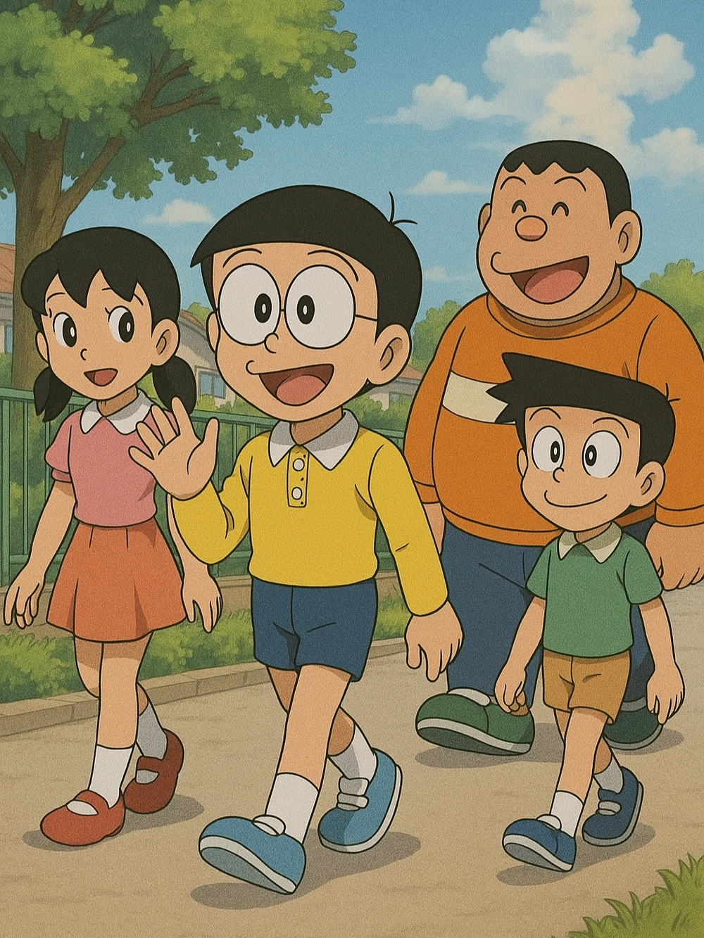 ảnh nobita và các bạn