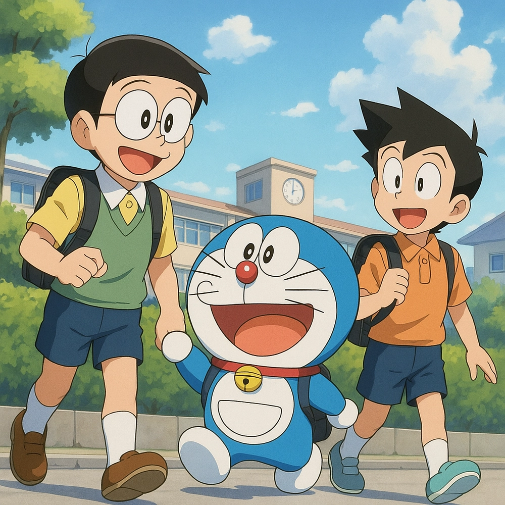 hình ảnh nobita và doraemon cute HD