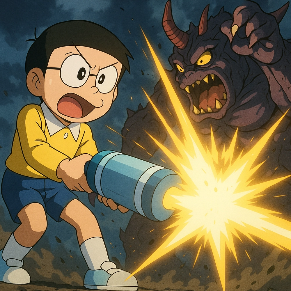 ảnh nobita ngầu siêu ngầu