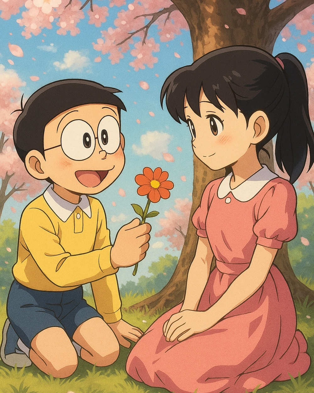 ảnh nobita và shizuka