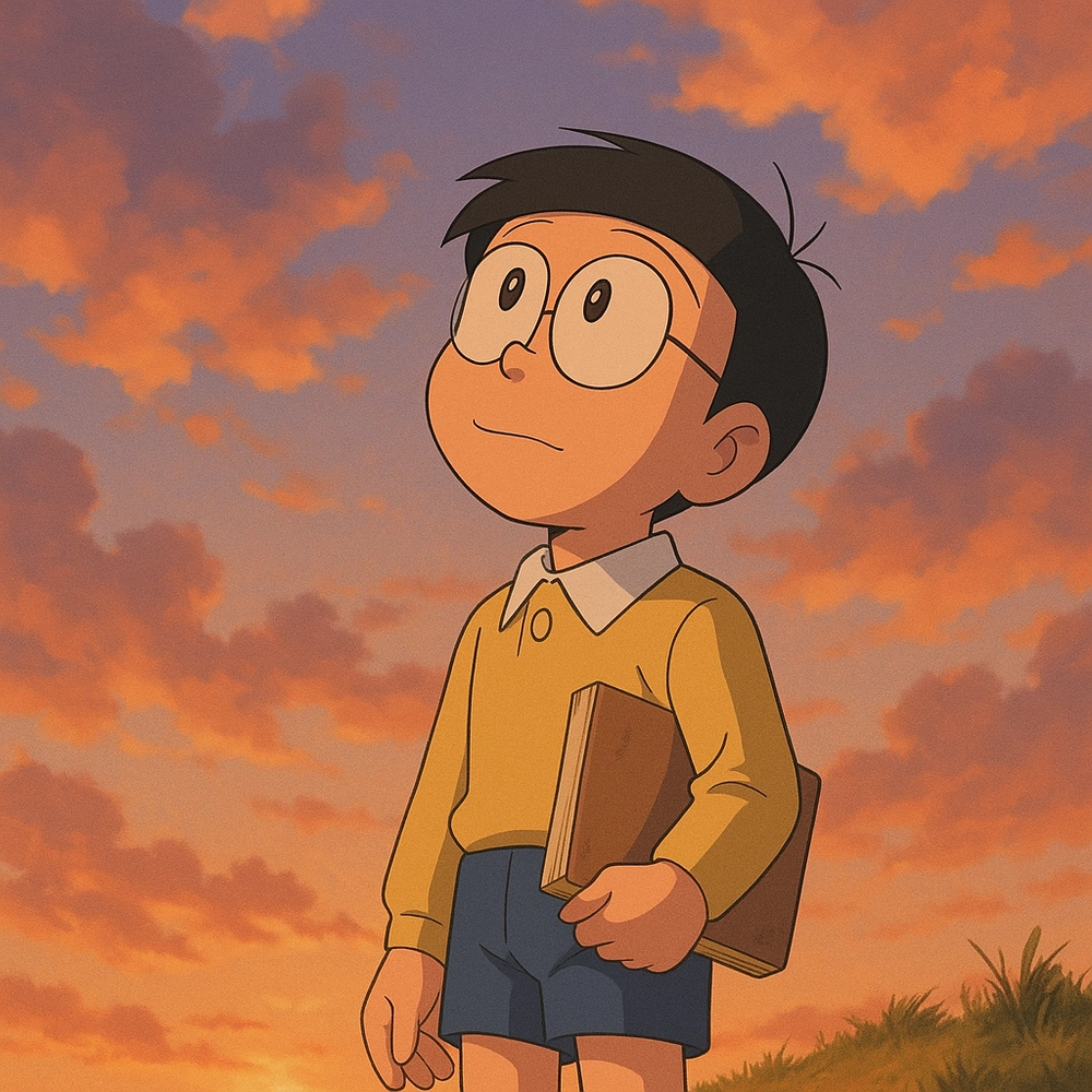 ảnh nobita đẹp lung linh