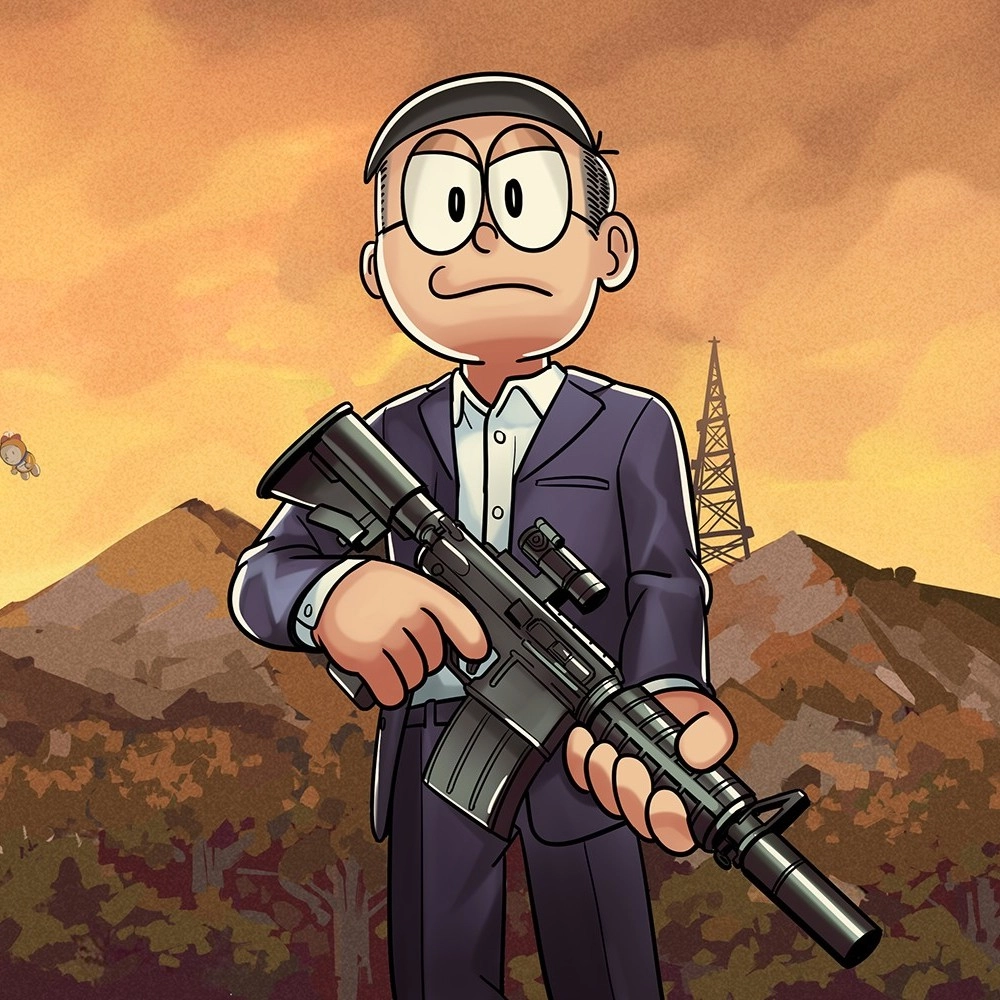 ảnh nobita anime ngầu phong cách