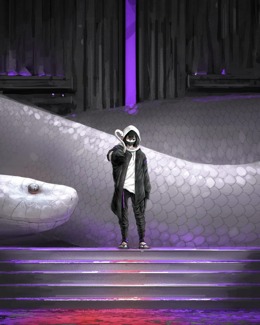 ảnh iguro obanai trong bộ trang phục đặc biệt