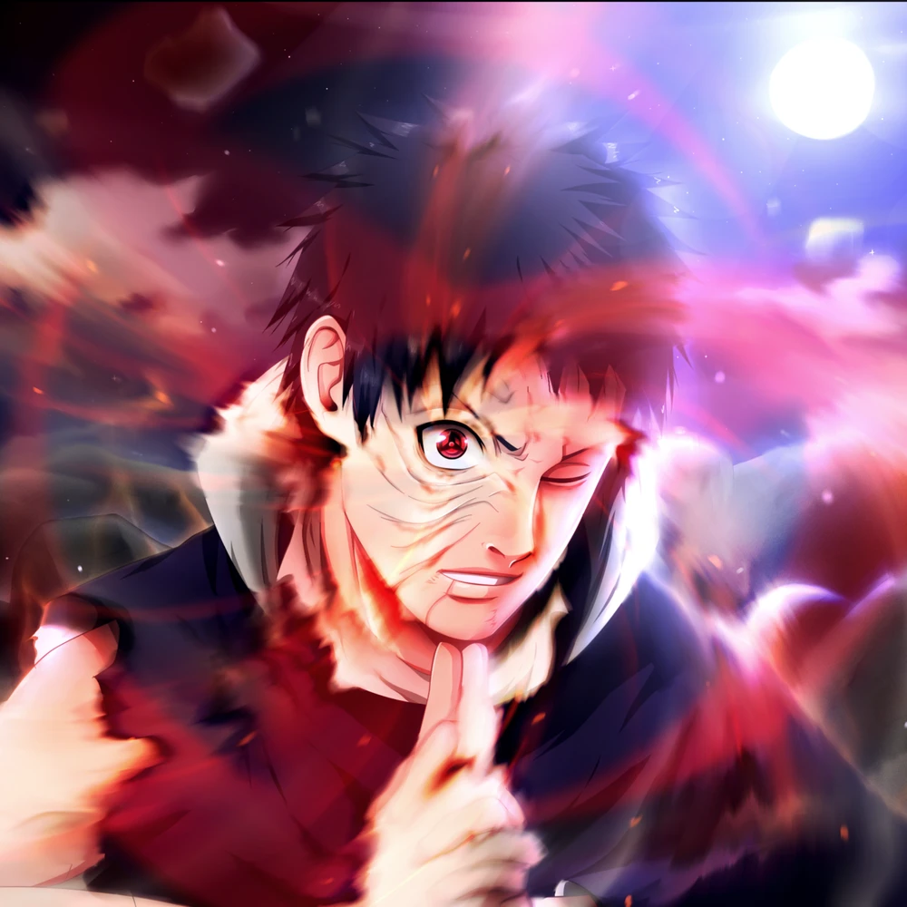 ảnh obito ngầu lúc chiến đấu 