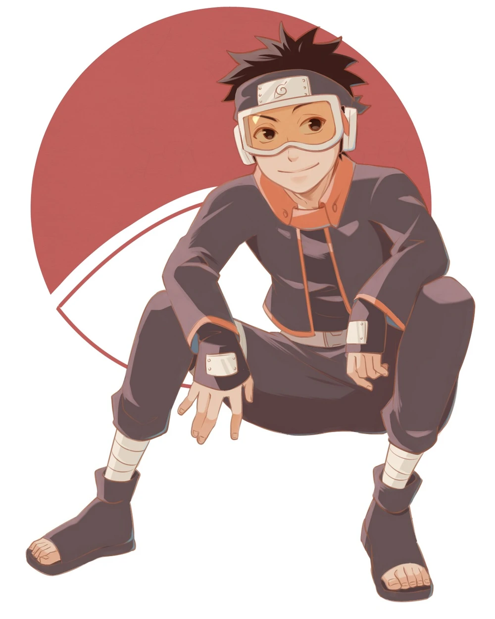 ảnh obito cute phong cách chibi 