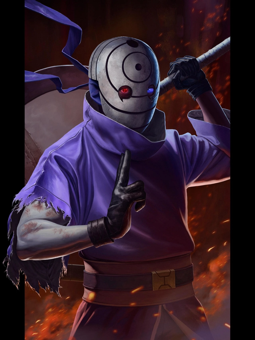 ảnh obito buồn trong naruto