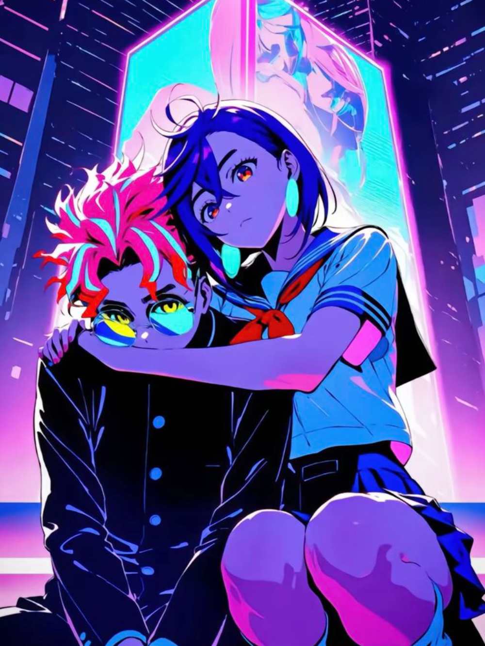 ảnh okarun ngầu 4