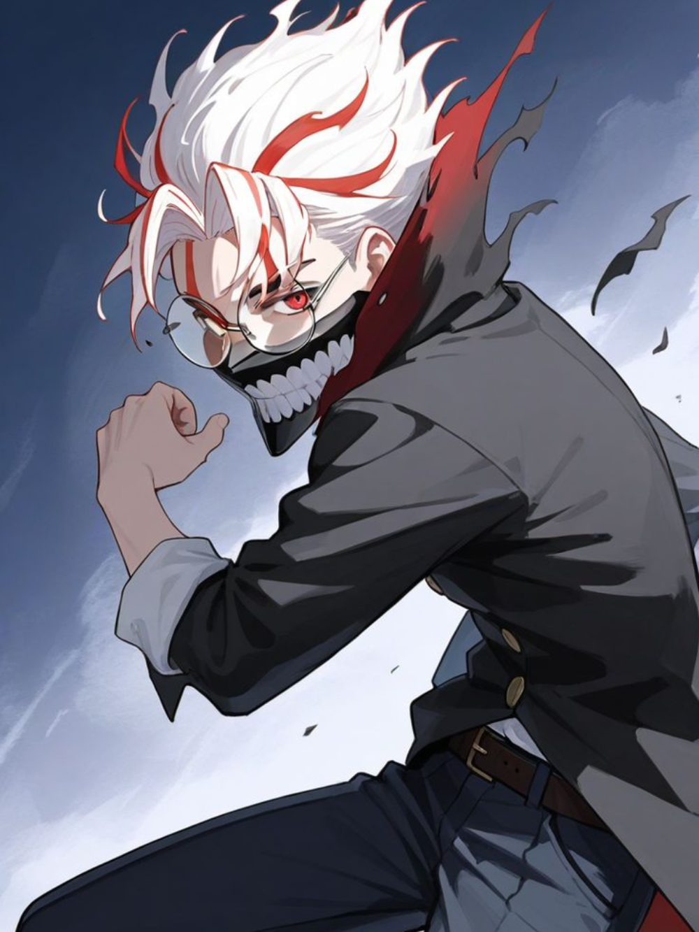 ảnh okarun ngầu 6