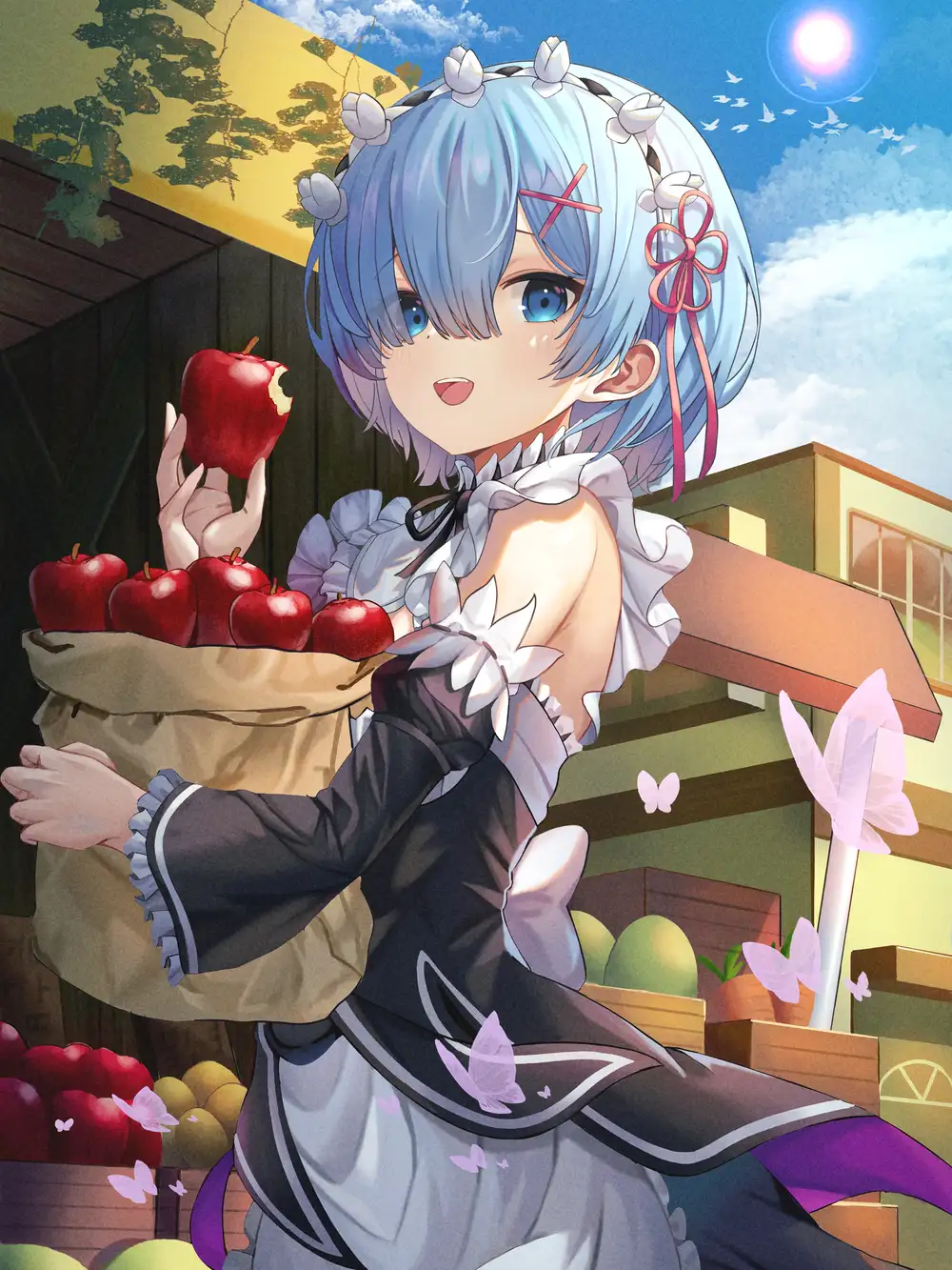 hình ảnh rem anime ấn tượng