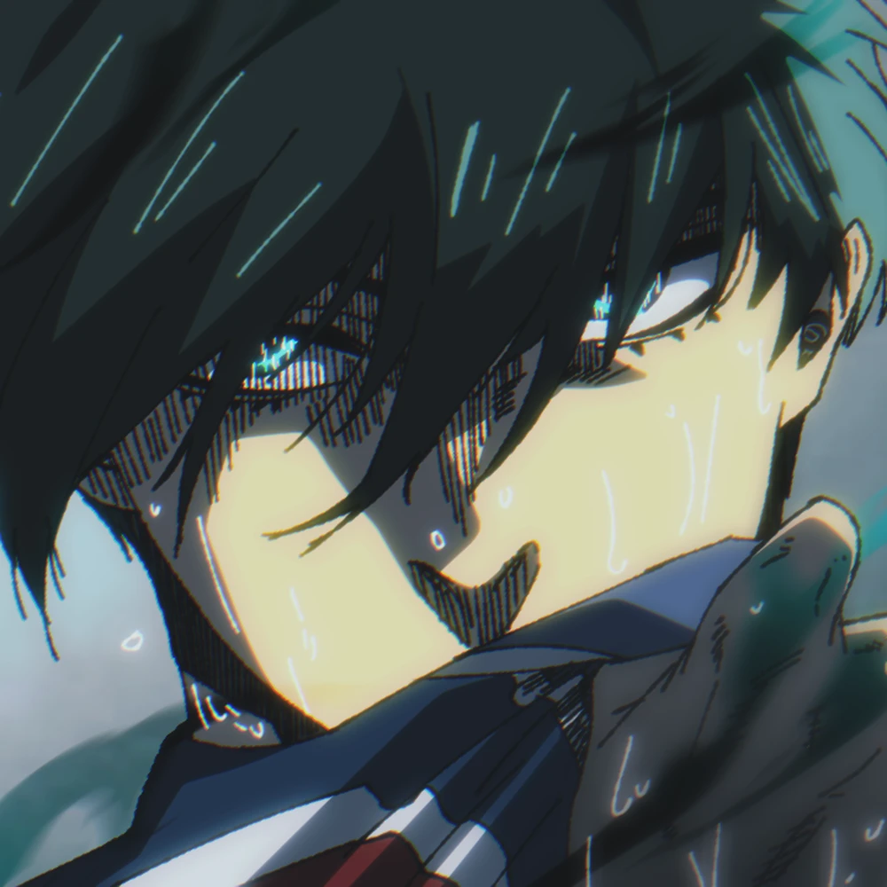 ảnh rin blue lock biểu cảm lạnh lùng 